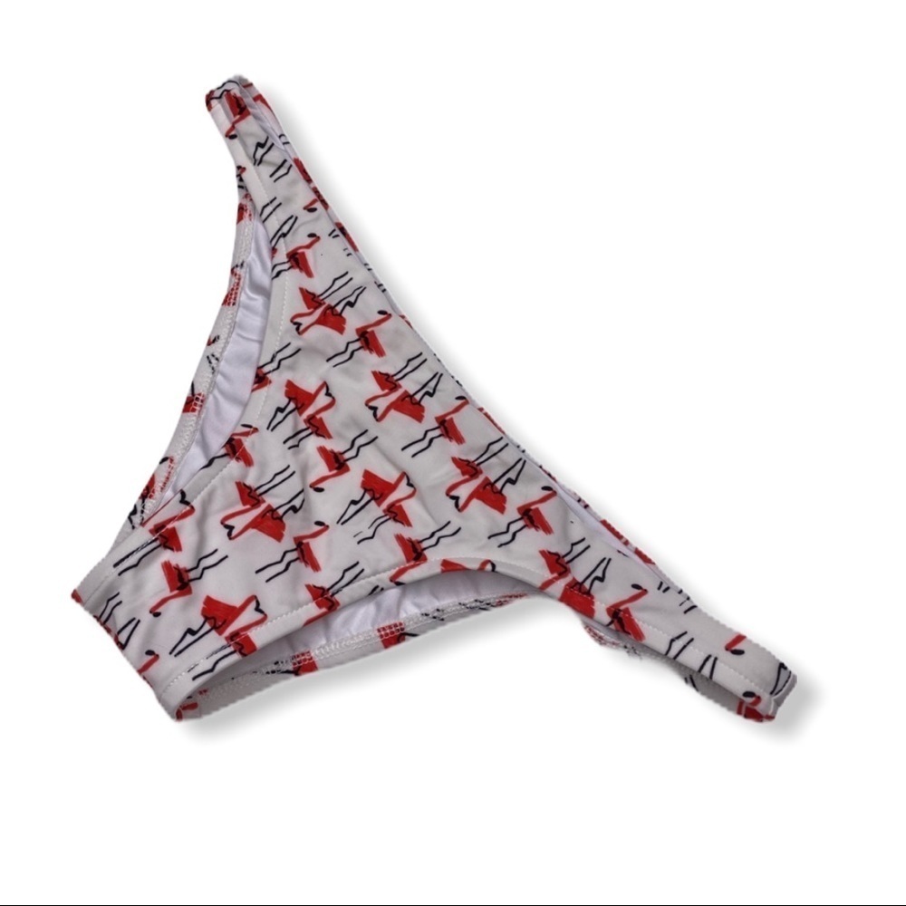 Milly Cabana Bikini Bottom Flamingos